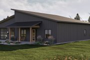 Barndominium Style House Plan - 2 Beds 2 Baths 2016 Sq/Ft Plan #455-254 Exterior 