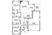 Craftsman Style House Plan - 3 Beds 2 Baths 1819 Sq/Ft Plan #124-1030 Floor 