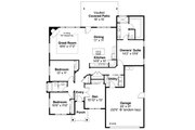 Craftsman Style House Plan - 3 Beds 2 Baths 2015 Sq/Ft Plan #124-1031 Floor 