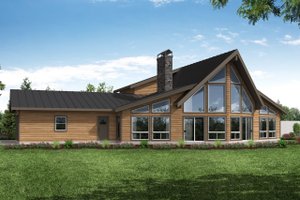 Cabin with Loft House Plans, Floor Plans & Designs