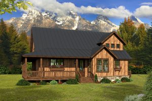 Cabin with Basement House Plans, Floor Plans & Designs