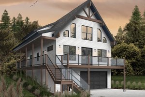 Cottage with Walkout Basement House Plans & Floor Plans