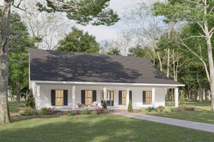 Farmhouse Exterior - Front Elevation Plan #44-248