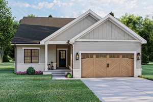 Farmhouse Exterior - Front Elevation Plan #455-271