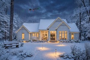 Farmhouse Exterior - Front Elevation Plan #430-329