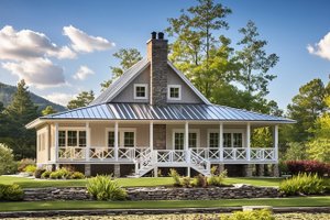 Small House with Loft Floor Plans & Designs