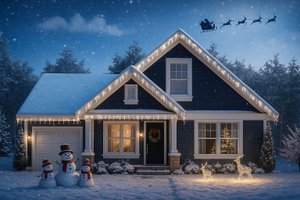 Traditional Exterior - Front Elevation Plan #124-398