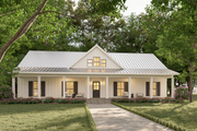 Farmhouse Style House Plan - 4 Beds 3 Baths 2020 Sq/Ft Plan #44-281 Exterior 