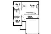 Farmhouse Style House Plan - 2 Beds 2 Baths 1192 Sq/Ft Plan #455-271 Floor 