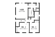 Farmhouse Style House Plan - 3 Beds 2.5 Baths 1619 Sq/Ft Plan #48-1054 Floor 