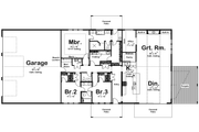 Barndominium Style House Plan - 3 Beds 2.5 Baths 2752 Sq/Ft Plan #455-240 Floor 