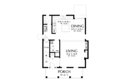 Farmhouse Style House Plan - 3 Beds 2.5 Baths 1619 Sq/Ft Plan #48-1054 Floor 