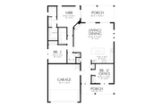Farmhouse Style House Plan - 3 Beds 2 Baths 1446 Sq/Ft Plan #48-1068 Floor 