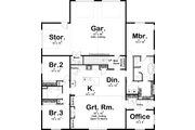 Barndominium Style House Plan - 3 Beds 2 Baths 2810 Sq/Ft Plan #455-274 Floor 