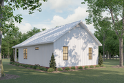Traditional Style House Plan - 2 Beds 2 Baths 1120 Sq/Ft Plan #44-245 Exterior 