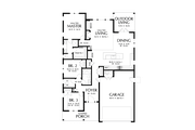 Farmhouse Style House Plan - 3 Beds 2 Baths 1552 Sq/Ft Plan #48-1032 Floor 
