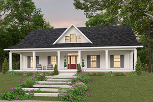 Traditional Exterior - Front Elevation Plan #44-236