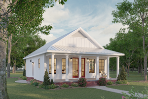 Traditional Exterior - Front Elevation Plan #44-245